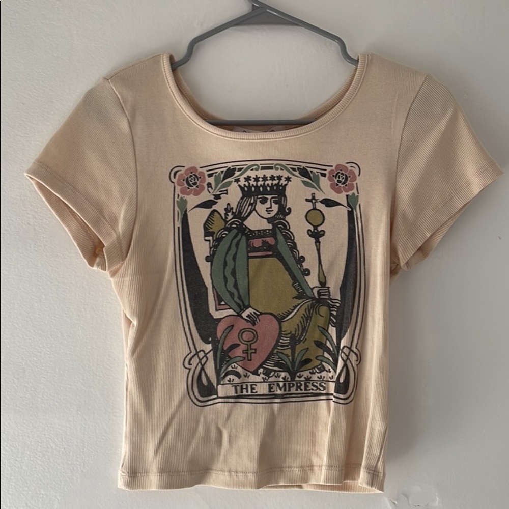 Free People Empress Ribbed Baby Tee